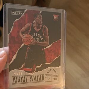 Rare Serial Numbered Panini Pascal Siakam Rookie Card 25/50